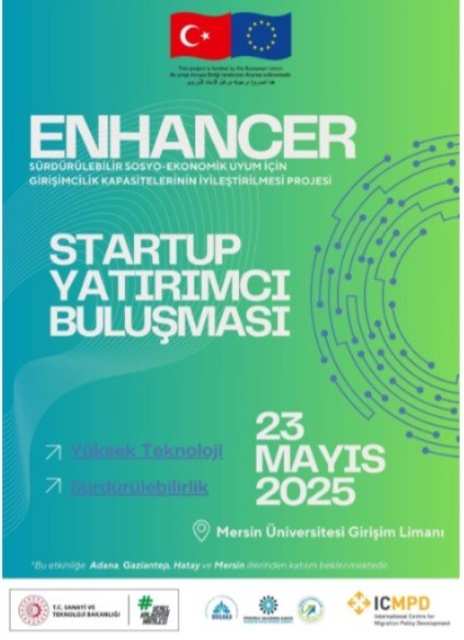 ENHANCER Mersin Startup-Yatırımcı Buluşması detayı için tıklayınız
