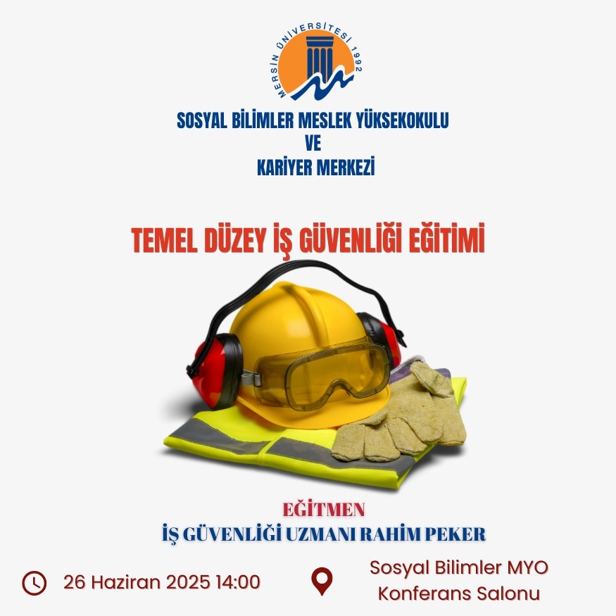 Temel Düzey İş Güvenliği Eğitimi detayı için tıklayınız